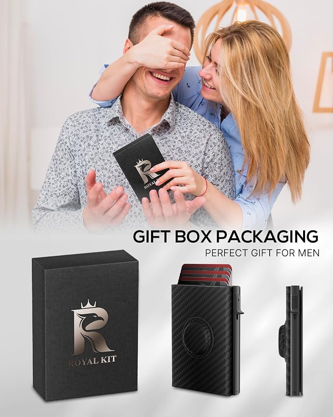 Mens Wallet Card Holder for AirTag: Smart Wallet Compatible - Image 8