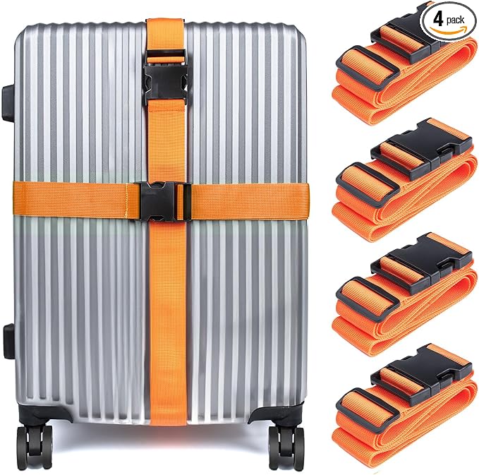 Luggage Straps for Suitcases TSA Approved, Travel Belt Suitcase Belt, Suitcase by collwait