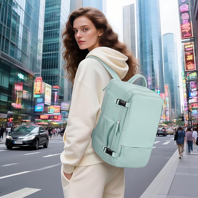 Hanples Large Travel Backpack for Women as Person Item Flight Approved - Image 2