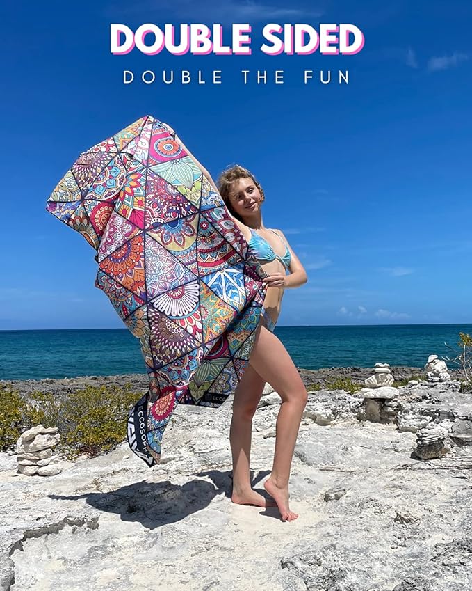 ECCOSOPHY Microfiber Beach Towel - Image 5