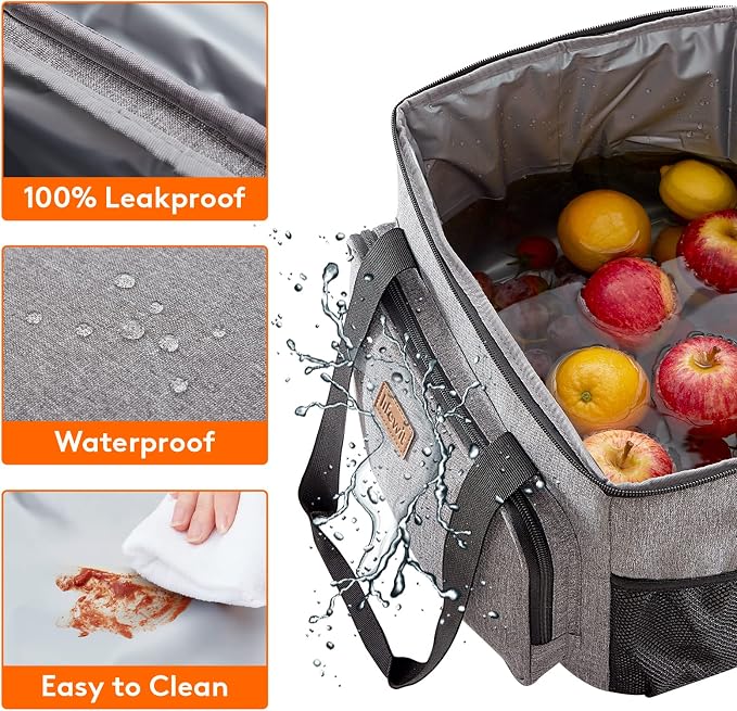Lifewit Large Lunch Bag Insulated Lunch Box Soft Cooler Cooling Tote - Image 4