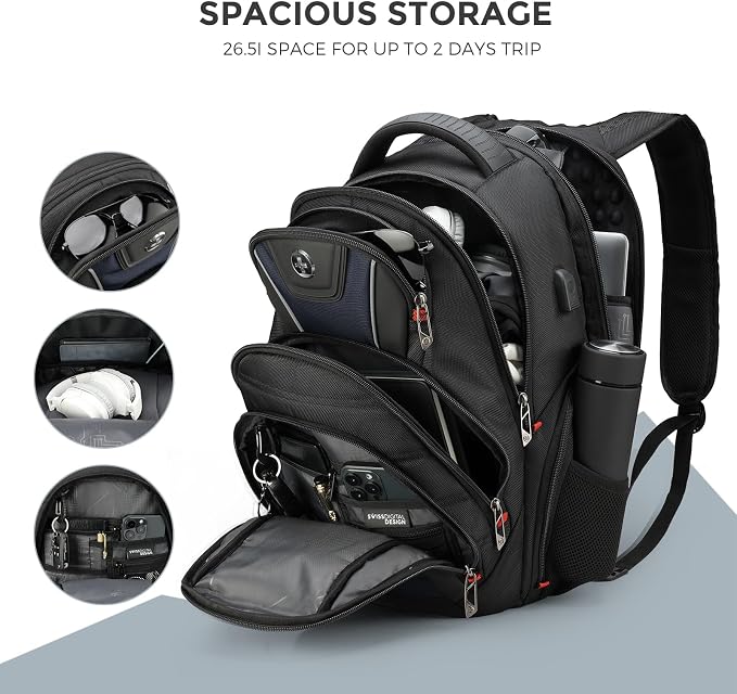 Swissdigital Design Men's Laptop Backpack - Image 5
