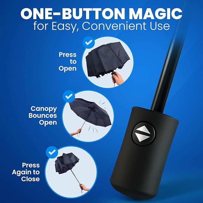 Rain-Mate Windproof Compact Umbrellas - Image 4