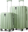 Hanke Expandable Hard Shell Luggage Sets 2 piece Carry on Luggage by Hanke