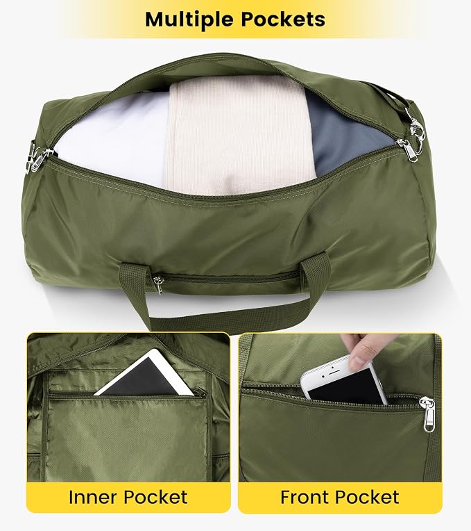 Vorspack Duffel Bag 20-24-28 Inches Foldable Gym Bag - Image 4