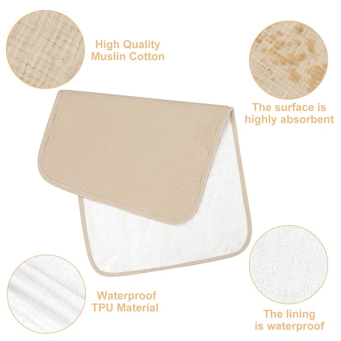 Accmor Portable Diaper Changing Pad, Waterproof Foldable Baby Changing Mat - Image 2