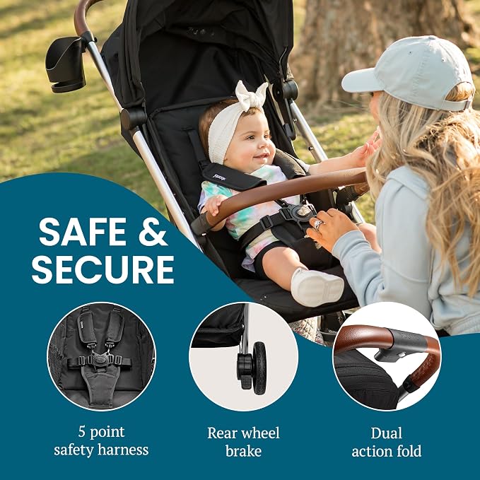 Bombi Bēbee V2 Lightweight Baby Stroller - Image 8