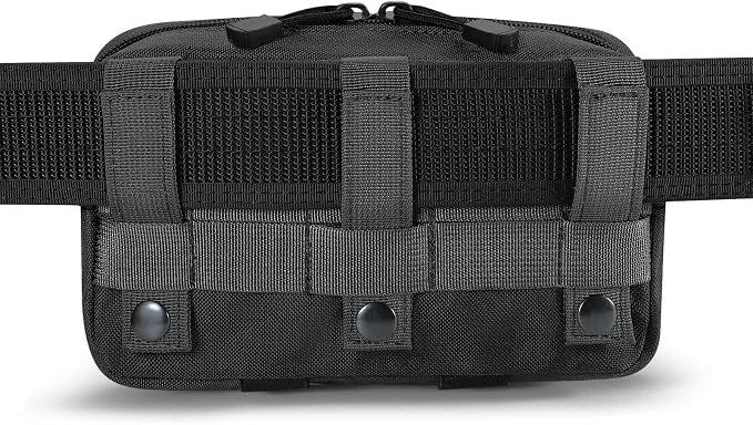 Tactical Molle Admin Pouch Utility Laser Cut EDC Tool Pouch Bag Horizontal - Image 5
