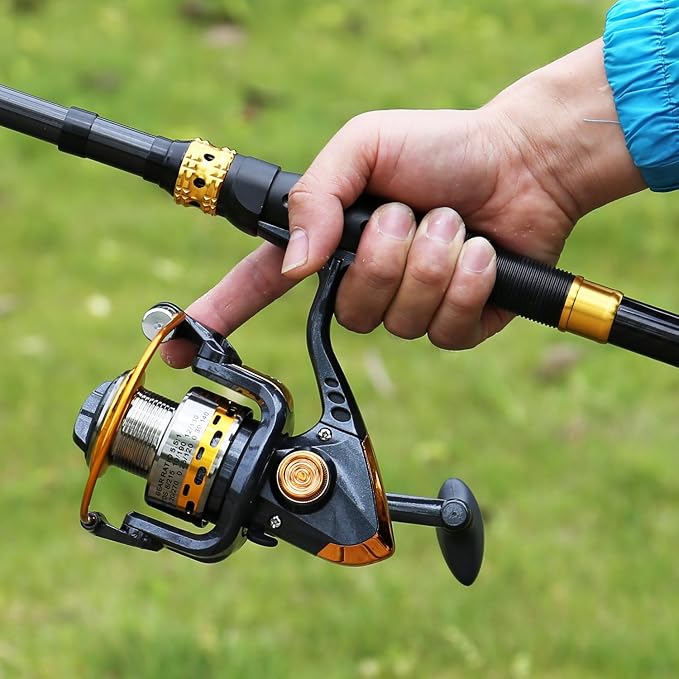 Sougayilang Fishing Rod Reel Combos Carbon Fiber Telescopic Fishing pole - Image 6