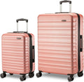 Amazon Basics 2-Piece Set, Hardshell Suitcases by AmazonBasics