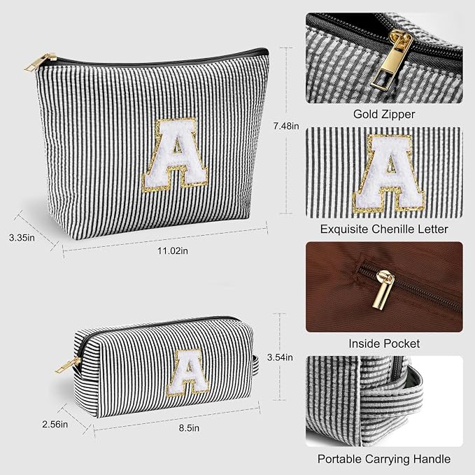 YOOLIFE Personalized Gifts for Women, Cute Travel Makeup Bag Daughter Niece - Image 4
