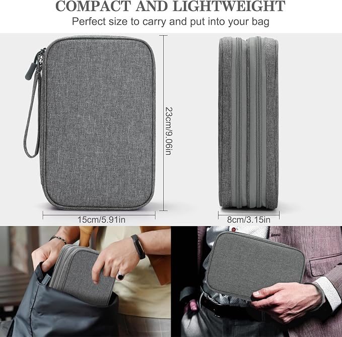 FYY Electronic Organizer, Large Travel Cable Organizer Bag Pouch Electronic - Image 2