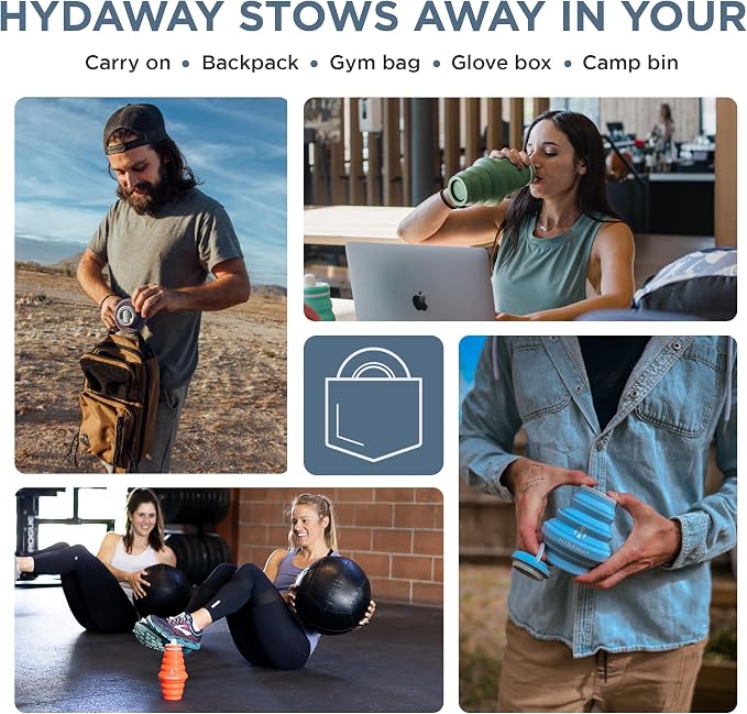 HYDAWAY 25oz Collapsible Water Bottle - Image 5