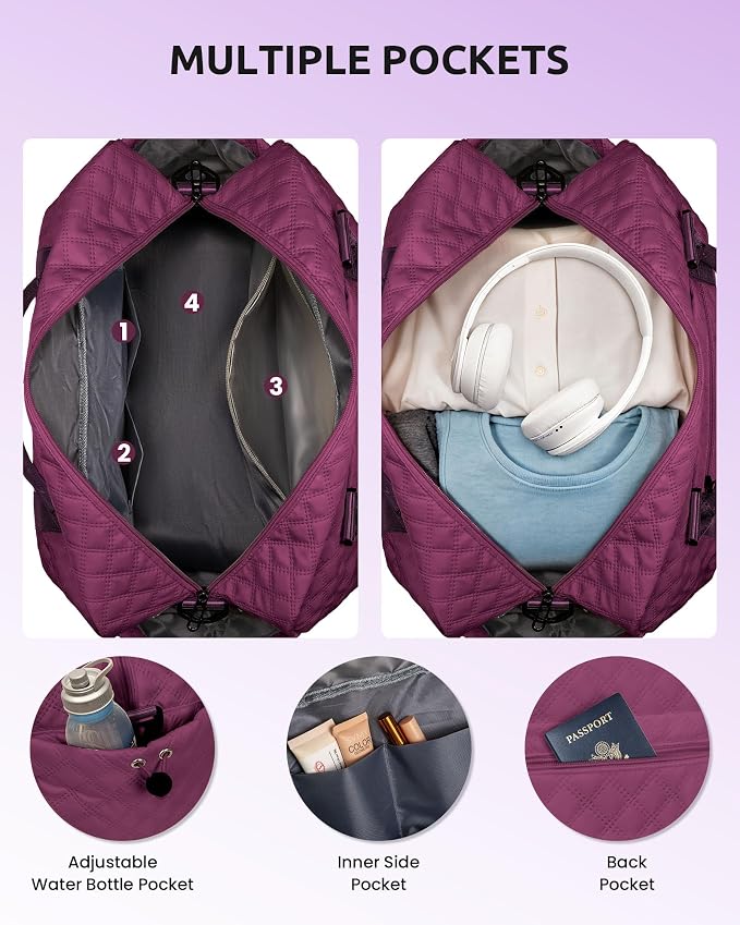 Granddaughter Gift from Grandmom, Teen Birthday Gift-Initial Travel Bag - Image 2