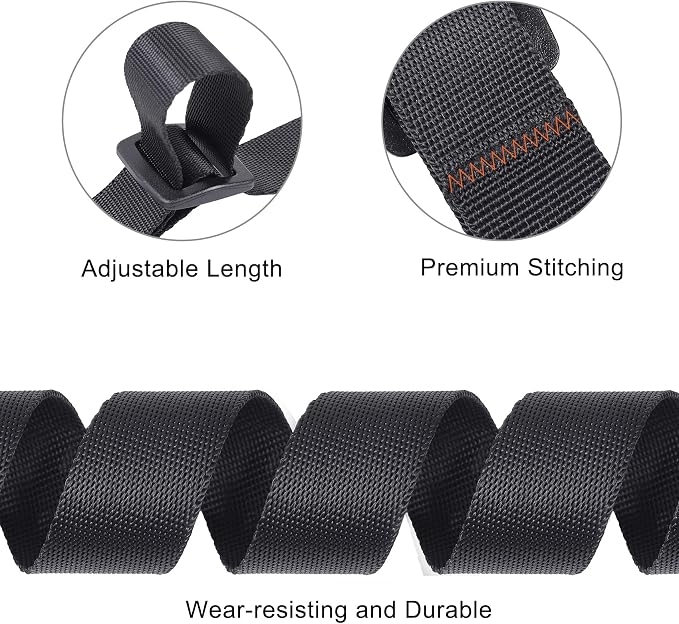 Buckle Straps with Clips, Adjustable Nylon Straps with Buckle - Image 4