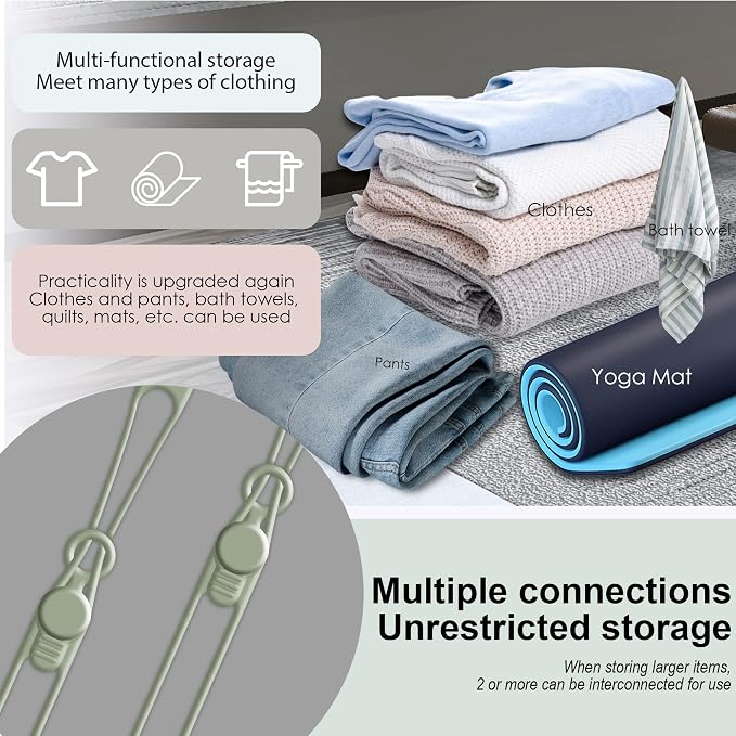 Nearockle Silicone Cable Ties Cord Organizer - Image 5
