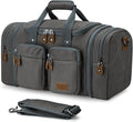 Gonex Canvas Duffle Bag for Travel, Expandable Water Resistant 50L Carry on by Gonex