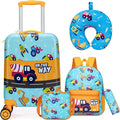 Kid’s Luggage Set 5 Piece Suitcase Set 16’’ Hardside Luggage by Unknown