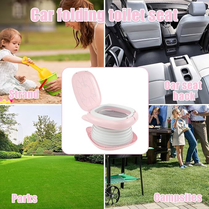 Travel Potty Seat for Toddler Portable Potty for Toddler Travel Portable Toilet - Image 5