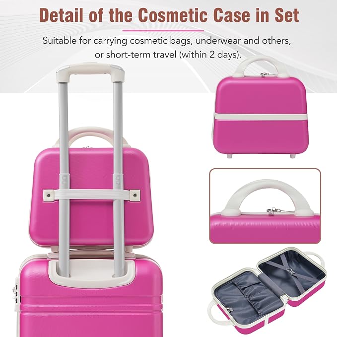 Merax Luggage Set 2 Piece Suitcase Set - Image 8