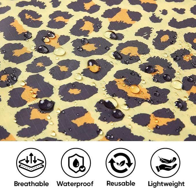 PTEROMY Hooded Rain Poncho for Adult - Image 5