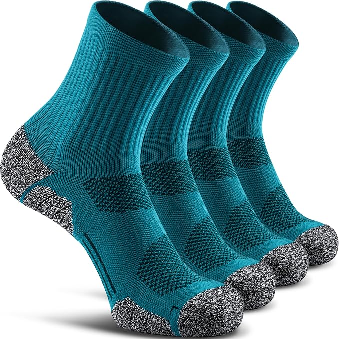 CWVLC Cushioned Compression Sport Quarter Socks by CWVLC
