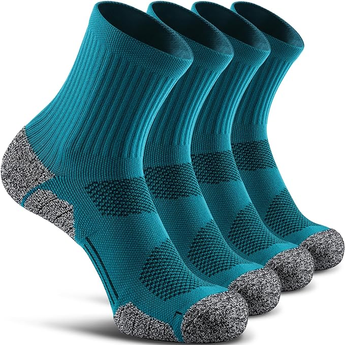 CWVLC Cushioned Compression Sport Quarter Socks by CWVLC