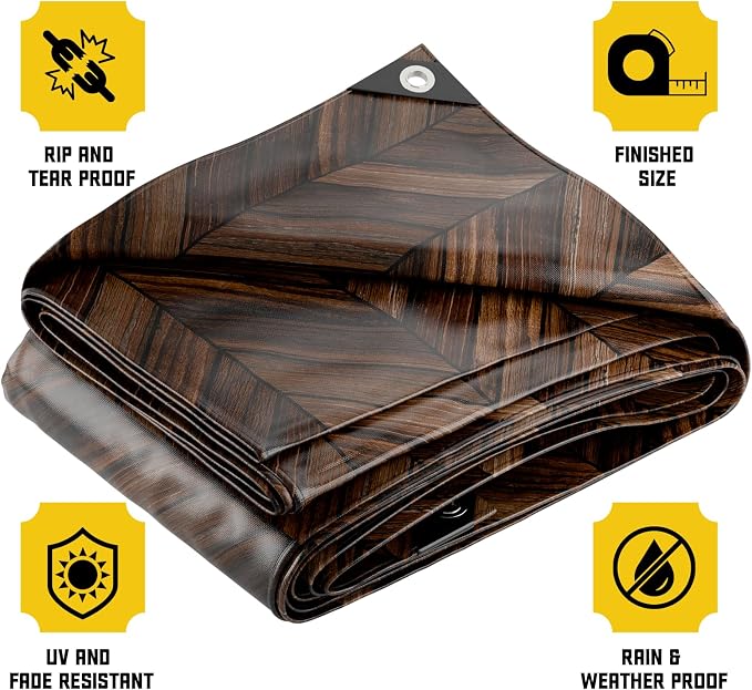 Core Tarps Extreme Heavy Duty 20 Mil Tarp Cover, Waterproof, UV Resistant - Image 3