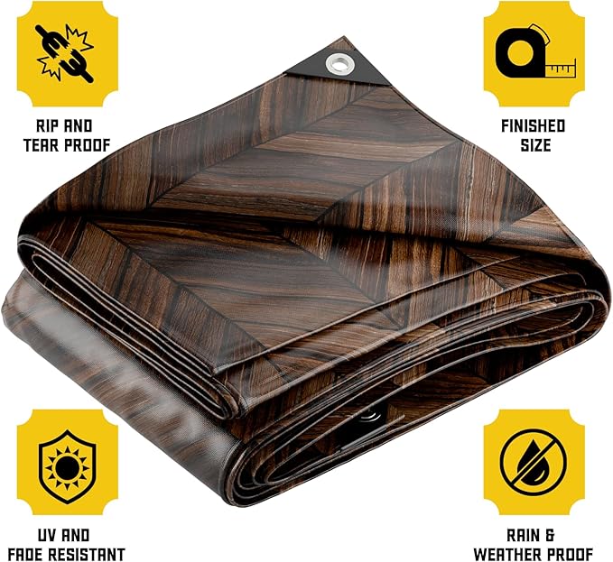 Core Tarps Extreme Heavy Duty 20 Mil Tarp Cover, Waterproof, UV Resistant - Image 3