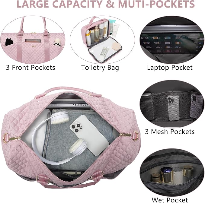 Women Duffle Weekender Travel Bag: Large Duffel Bags - Image 2