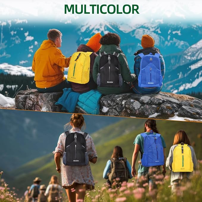 Ultralight 20L Foldable Backpack, Compact to Palm-Sized, Travel & Daily Use - Image 6