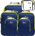 6 Set/3 Set Ultralight Compression Packing Cubes, Suitcase and Backpack Travel by SUITEDNOMAD
