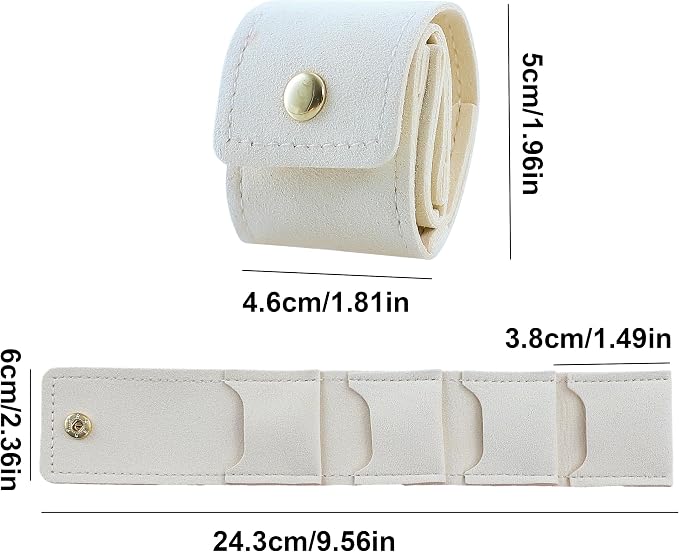 3 PCS Mini Travel Jewelry Organizer Bag - Image 3