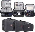 BUBM 3pcs Double Layer Electronic Organizer, Travel Gadgets Bag by BUBM