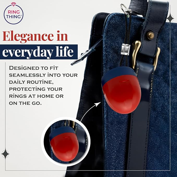 RING THING - Ring Holder Keychain, Jewelry Organizer and Storage, Portable - Image 5