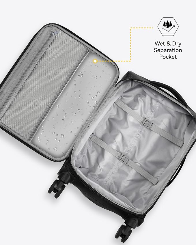 LUGGEX Carry On Luggage with Spinner Wheels - Image 6