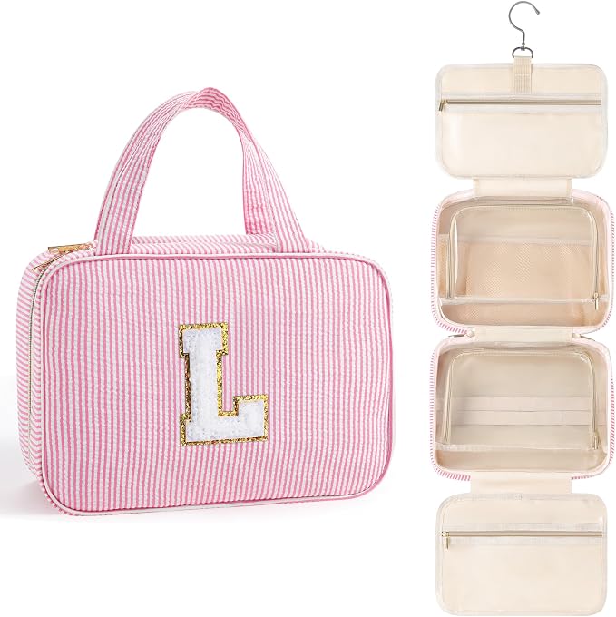 TOPEAST Travel Toiletry Bag Initial Makeup Bag by TOPEAST