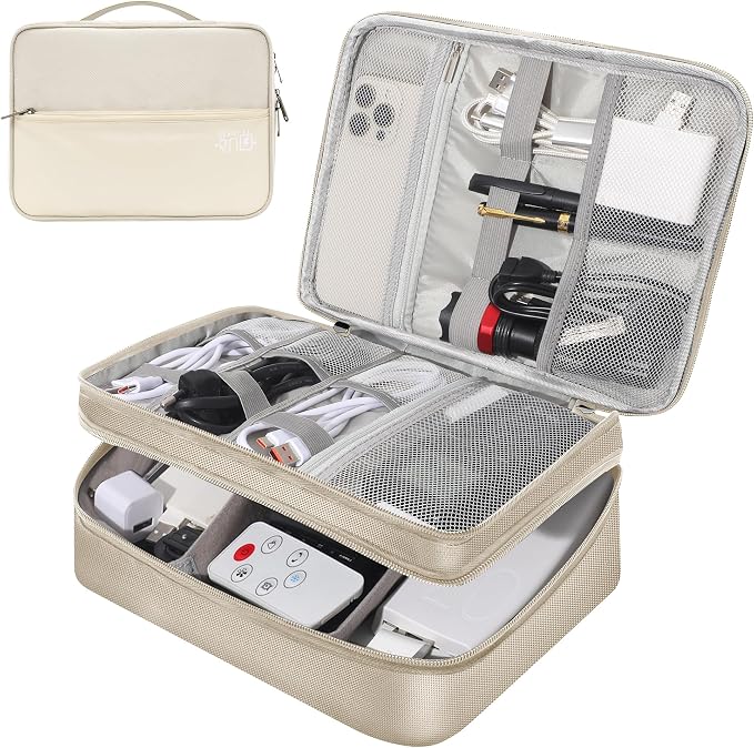 Electronic Organizer Travel Case, Travel Cord Organizer Case Portable by CILLA