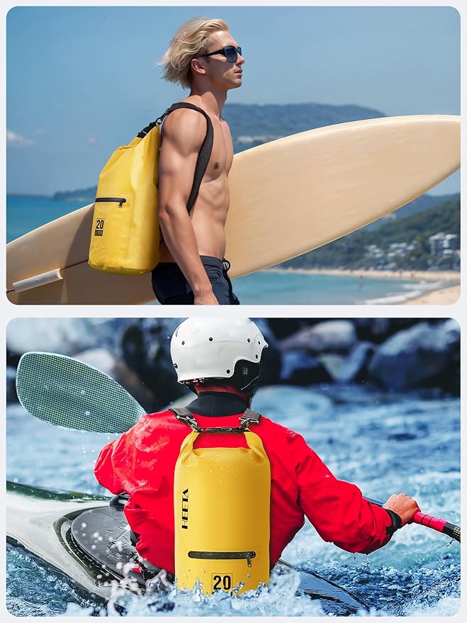 HEETA Waterproof Dry Bag with Front Zippered Pocket - Image 5