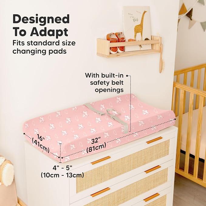 2-Pack Organic Changing Pad Covers - Image 4