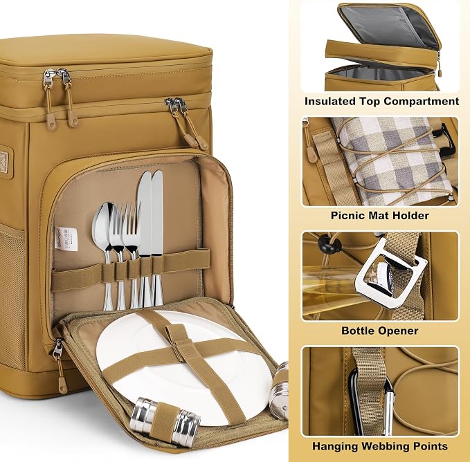 42Cans Cooler Backpack Insulated Leak Proof - Image 4