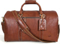 Leather Duffel Bag for Men & Women Travel, Gym Bag by AARONLEATHERGOODS%C2%AE