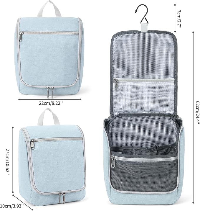 Della Gao Travel Toiletry Bag, Hanging Toiletry Bag - Image 3