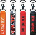 Custom Luggage Tags, Custom Personalized Luggage tag Name, Embroidery Key Ring by Unknown