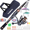 PLUSINNO Fishing Rod and Reel Combos, Bronze Warrior Toray 24-Ton Carbon Matrix by PLUSINNO
