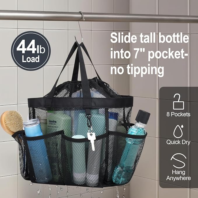 F-color Mesh Shower Caddy Portable - Image 2