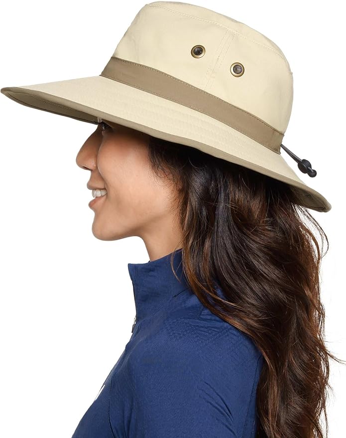 Coolibar UPF 50+ Men's Women's Matchplay Golf Hat - Image 4
