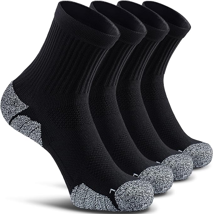 CWVLC Cushioned Compression Sport Quarter Socks by CWVLC