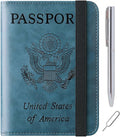 Passport Holder Cover Wallet Travel Essentials Leather Rfid Blocking Case by LOHASLIFE