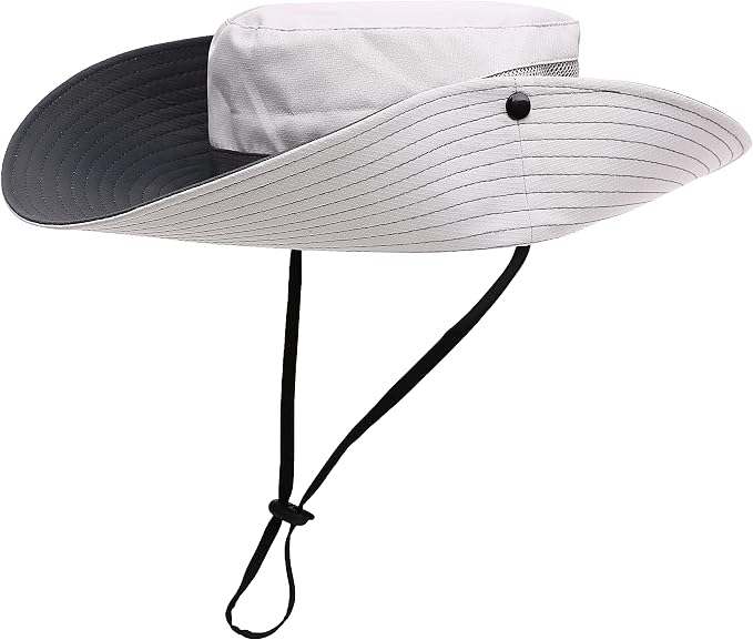 Womens Summer Sun Hat Beach Hat Wide Brim Outdoor UV Protection Hat Foldable - Image 5